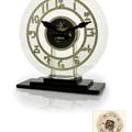 LON HATOT SKELETONIZED ART DECO CLOCK Lon Hatot
