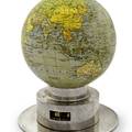 ART DECO ILLUMINATED GLOBE DESK CLOCK French