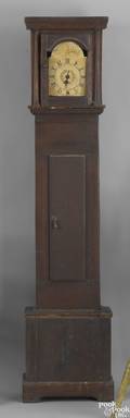 American oak grandmother clock ca 1870