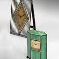 A PAIR OF SILVER AND ENAMEL MINIATURE CLOCKS A ERNEST FRANCILLON Ernest Francillon