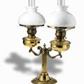 DOUBLE OIL LAMP French