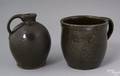 Pennsylvania redware jug 19th c