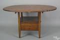 New England pine chair table ca 1810