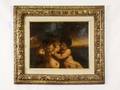 18th C Oil Cherubs at Play Continental