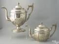 Philadelphia silver coffee pot bearing touch of SA