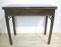 George III Chippendale mahogany card table ca 1775