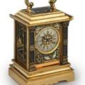 BROCOT CARRIAGE CLOCK A LA JAPONAISE Achille Brocot
