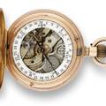 POITEVIN DOUBLEDIALED CALENDAR WATCH WITH GRAVITATIONAL COVER LOCKING B