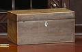 George II mahogany tea caddy ca 1785