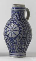 Large stoneware pitcher ca 18201850
