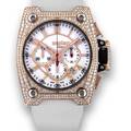 Wyler  Code R  Pink Gold Titanium Carbon Fiber  Diamond Chronograph Limited edition Wyler