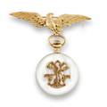 Swiss Mother of Pearl Pendant Watch Swiss