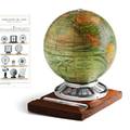 Jaeger Illuminated SmallSize World Globe Desk Clock with Pentray for Dunhill Jaeger