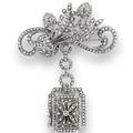 Bucherer Marcasite Brooch Watch Bucherer