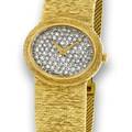 BucheGirod Gold Ladys Pave Dial BucheGirod Swiss