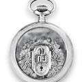 Swiss  Silver Digital Pocket Watch Swiss