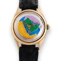 Universal Pink Gold Cloisonne Dial Arabia Universal Genve
