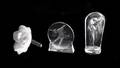 Group of 3 Lalique Crystal Paperweights