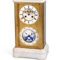 Perpetual Calendar Clock with Moon Phases French