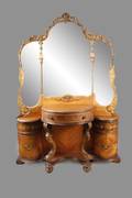 American Victorian Walnut Ladies Vanity