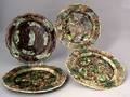 Four Whieldon plates late 18th c