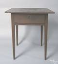 New England Federal birch one drawer stand ca 1815