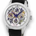 Steel Skeleton Two Time Zone Chronograph Perrelet