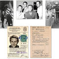 Steve McQueens Driving License Rare and Historically Important International Drivers License
