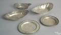 Five piece of sterling silver tableware