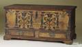 Berks County Pennsylvania painted pine dower chest dated 1803