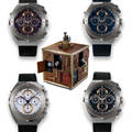 Jules Verne Instruments  a Set Of Four Louis Moinet Wristwatches A