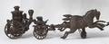 Cast iron fire pumper pull toy ca 1900