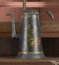 Pennsylvania toleware teapot 19th c