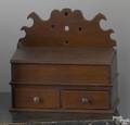 Pennsylvania walnut hanging box ca 1800
