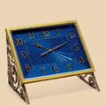 Royal Blue Easel Clock ImHof