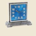 Double Dialed Desk Clock Swiss