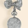 Diamond Pendant  Bow Leroy