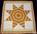 Wayne County Ohio lone star pattern quilt ca 1940