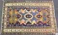 Leshgi star throw rug ca 1900