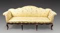 Venetian Style Chinoiserie Upholstered Sofa