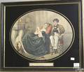 Two Victorian humorous prints of marriage