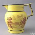 Canary pitcher 19th c