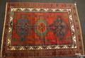 Kazak throw rug ca 1910