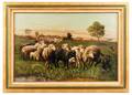 Continental School Pastoral with Sheep OC
