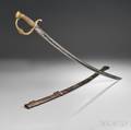 Model 1840 Light Artillery Officers Saber and Scabbard