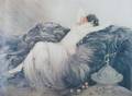 Louis Icart Smoke Litho Framed