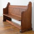 Solid Wood Church Pew
