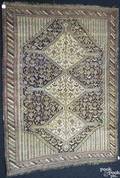 Kashgai throw rug ca 1920