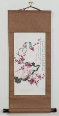 Chinese Watercolor Scroll