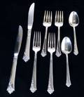 Oneida Heirloom Damask Rose Silverware Eight